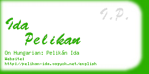 ida pelikan business card